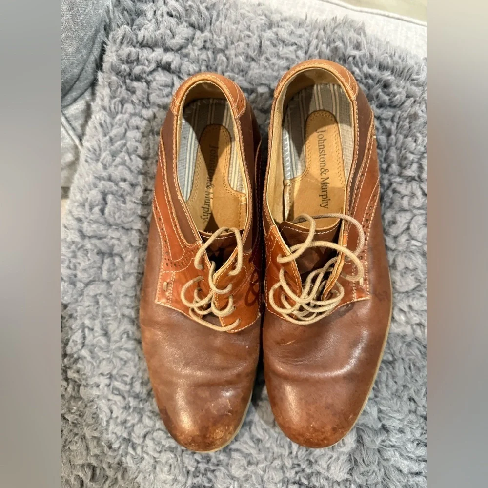 Johnston & Murphy Brown Leather Men's Shoes